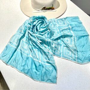 Beautiful SILK boho scarf/wrap w shabby chic country vibe